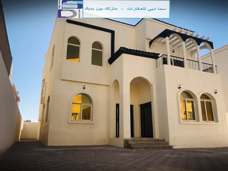 Modern design villa near all services in the finest areas of Ajman (Al Muwaihat) for freehold for all nationalities