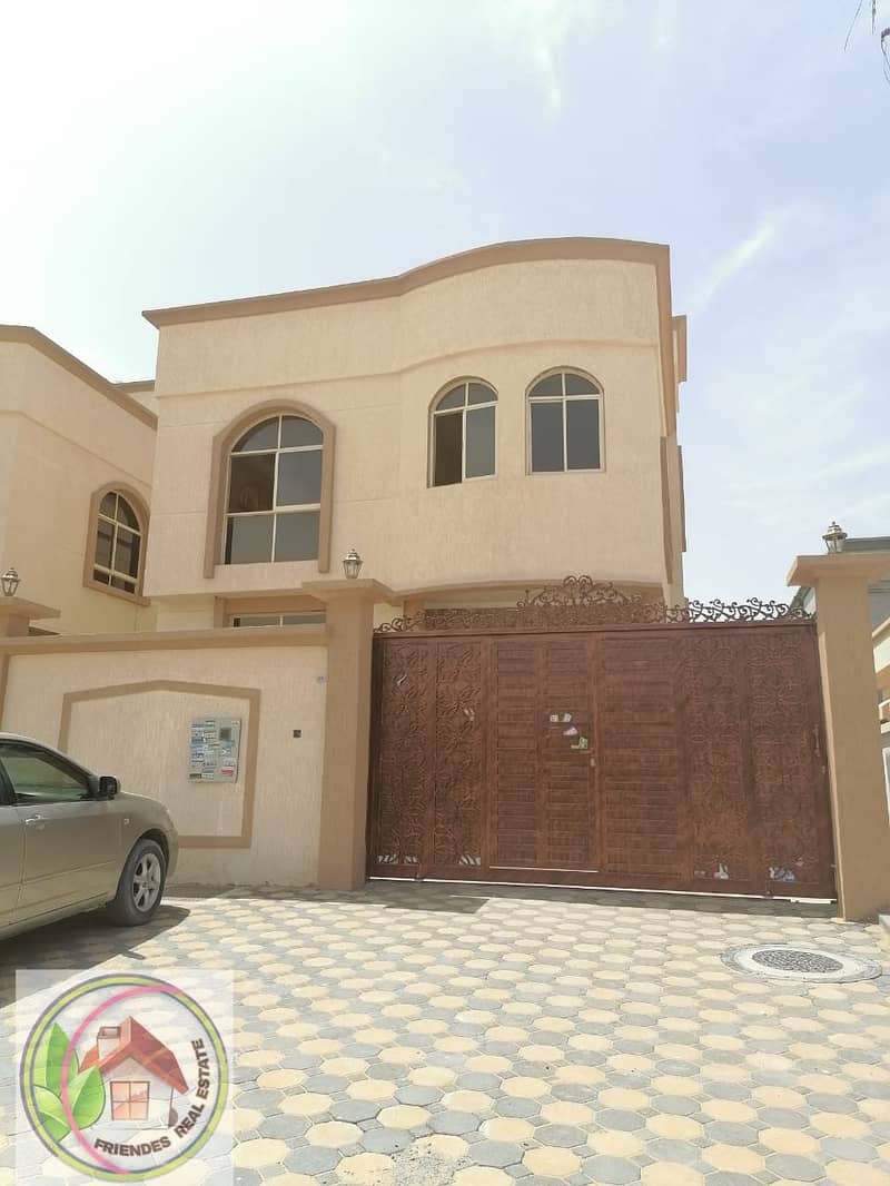 Own an attractive price villa in Al-Muwaihat area, Ajman, with a refined design, freehold for all nationalities