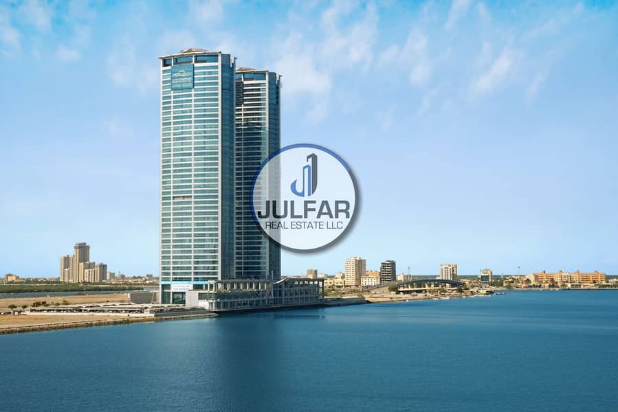 Amazing Sea View Office For Rent in Julphar Tower.