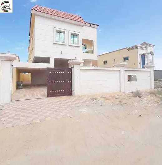 An elegant new villa close to a mosque with a large building area and a super deluxe finishing and an excellent location close to all services