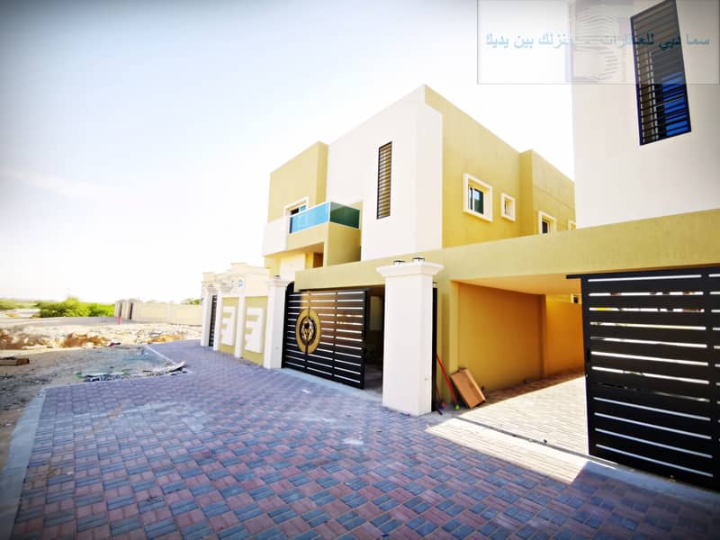 Villa for sale, the second plot of the neighbor street, super deluxe finishing