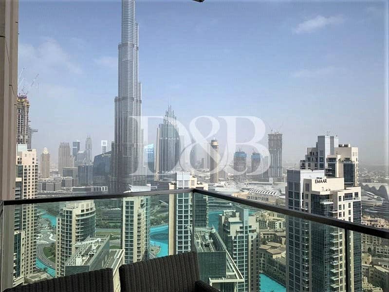 Maids Room | Balcony With Burj Khalifa View