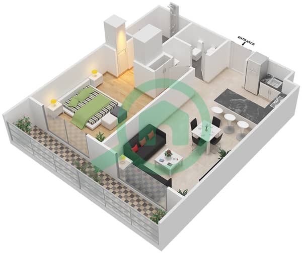 1 Bed Apartment | Al Haseen Residences | Desert View | Bayut.com