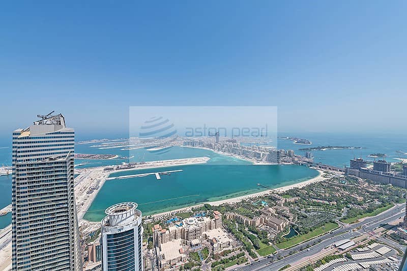 4BR Duplex Penthouse with Full Sea and Marina View