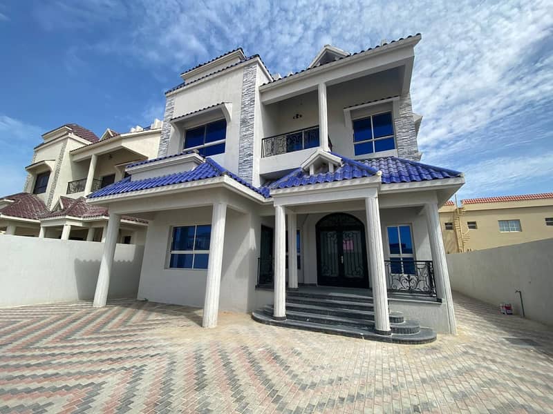 Villa for sale in the most prestigious areas of Ajman The villa is very classy, ​​freehold for all nationalities