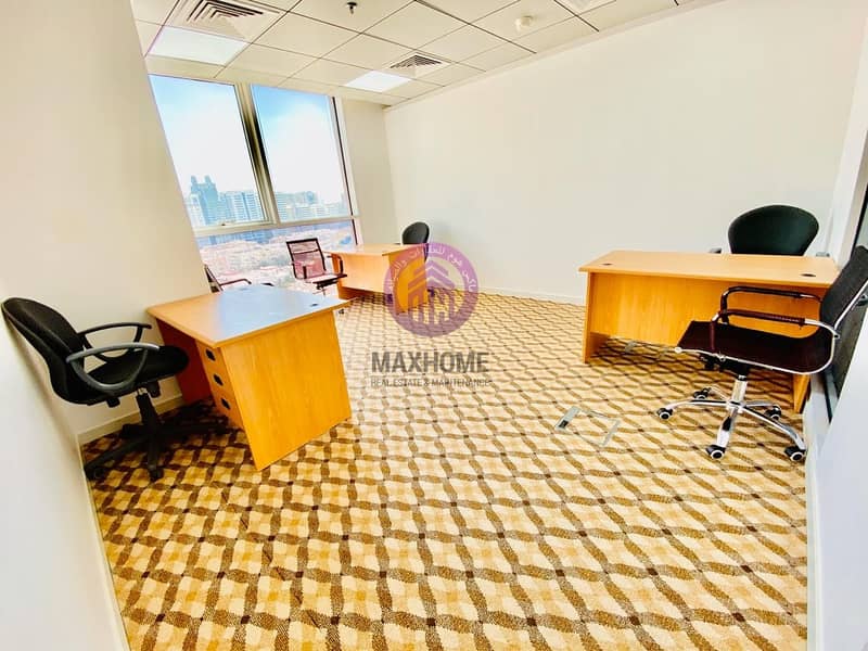Modern & Luxurious Office  With Free Tawtheeq & MAF