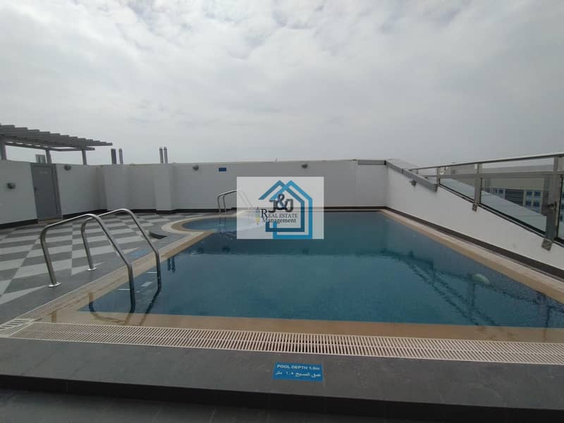 Stylish Brand New 2 Bedroom Apartment with laundry room and Parking Gym & Pool Al Nahyan Camp