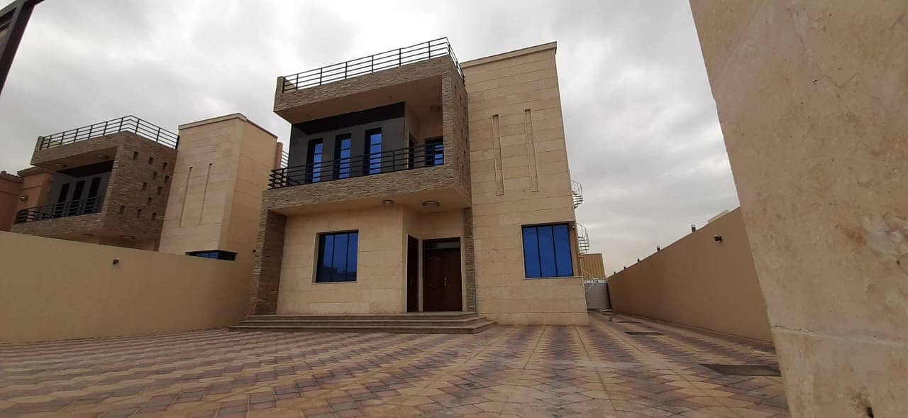 commerical brand new villa for sale in ajman almowaihat 5 bedroom majlis hall kitchen