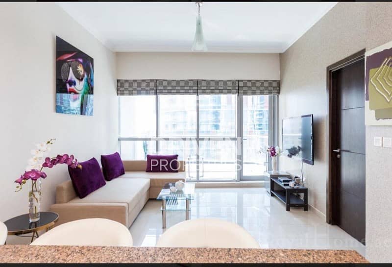 Fully Furnished 1 Bed Apt with JBR Views