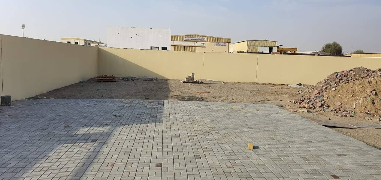 10000 sq ft interlocked open land with SEWA in Sajja industrial area, Sharjah