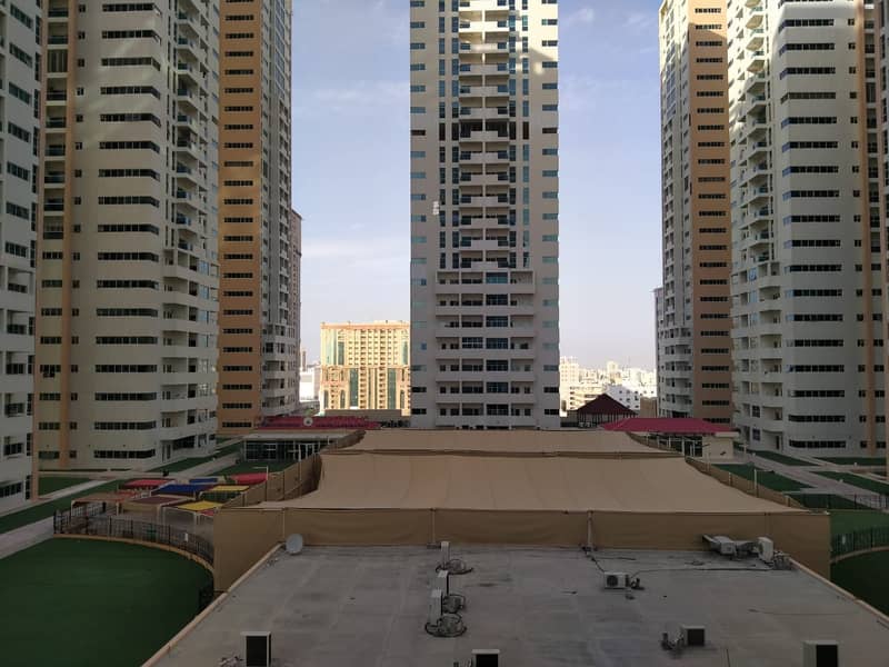 1 bhk full garden view open kitchen Ajman one tower 1 bhk full garden view open kitchen Ajman one tower
