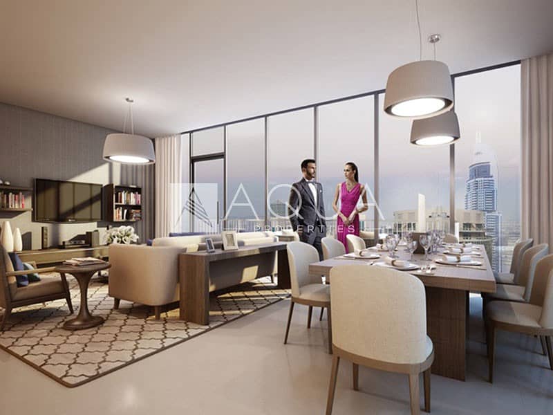 2 Bedroom Unit | High Floor | T1  Burj View