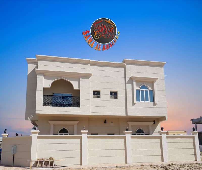 New first villa with electricity and water for sale in Ajman