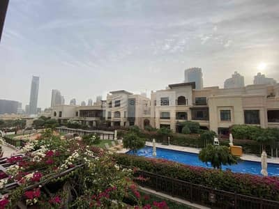 2 Bedroom Flat for Rent in Old Town, Dubai - 2BR with Huge Balcony | Burj and Fountain Views 2 Bedroom Flat for Rent in Old Town, Dubai - 2BR with Huge Balcony | Burj and Fountain Views