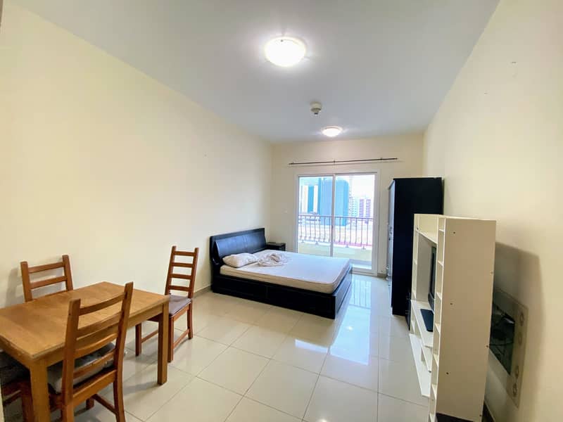 Fully Furnished Studio with Balcony apartment available for rent