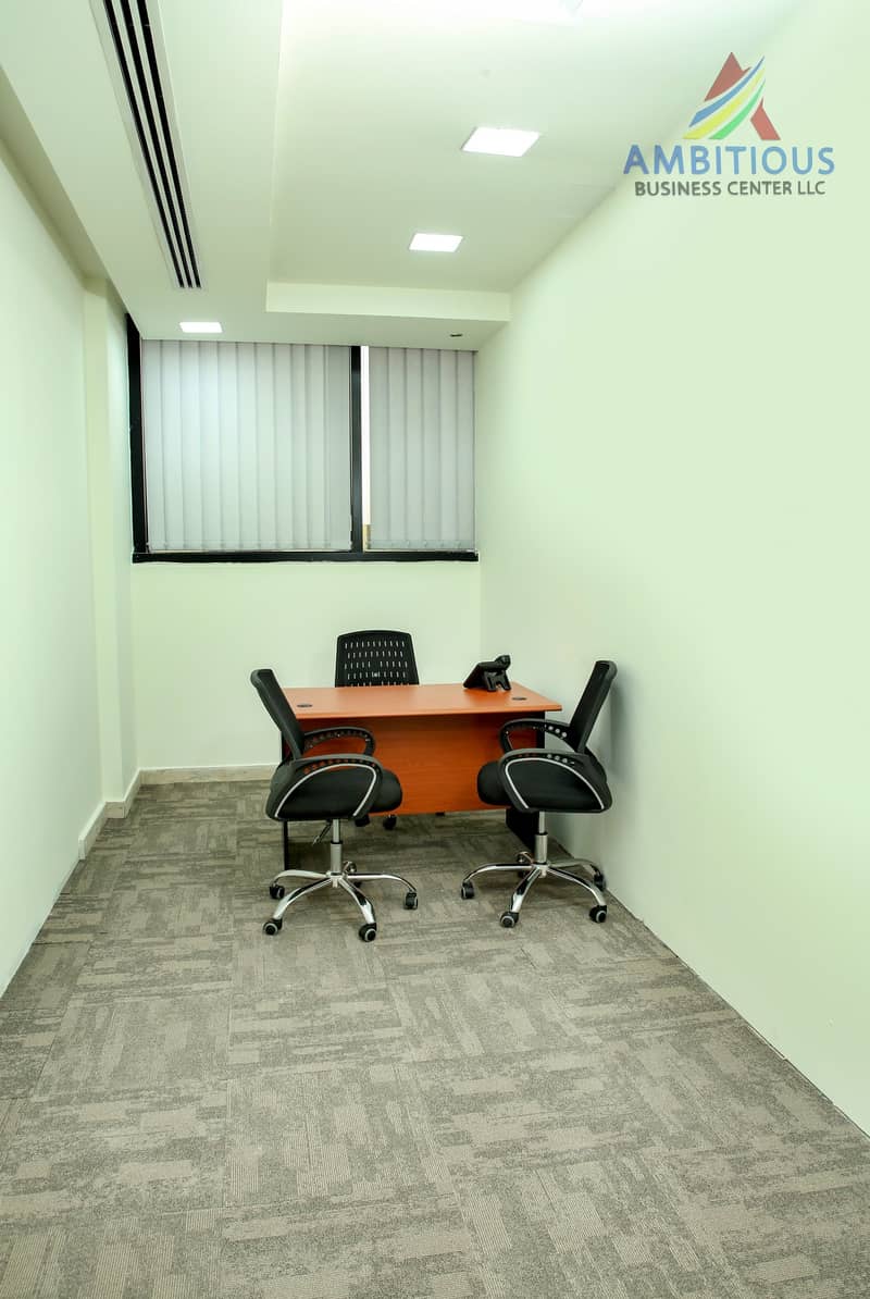 Furnished Offices Starting From AED 14,900/-