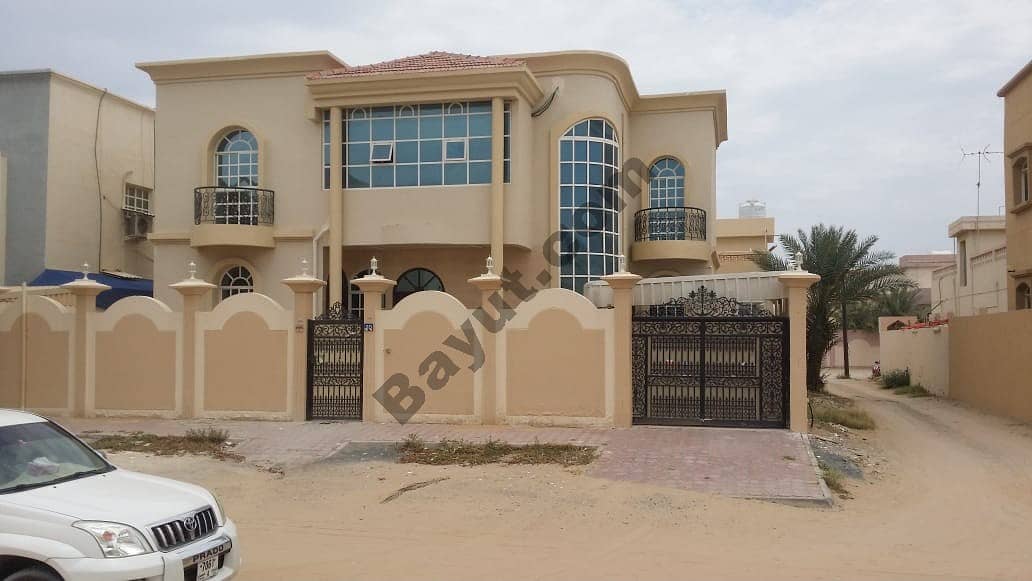 Villa for sale in Ajman in Al Rawda 3 freehold The villa with water, electricity and close to all services