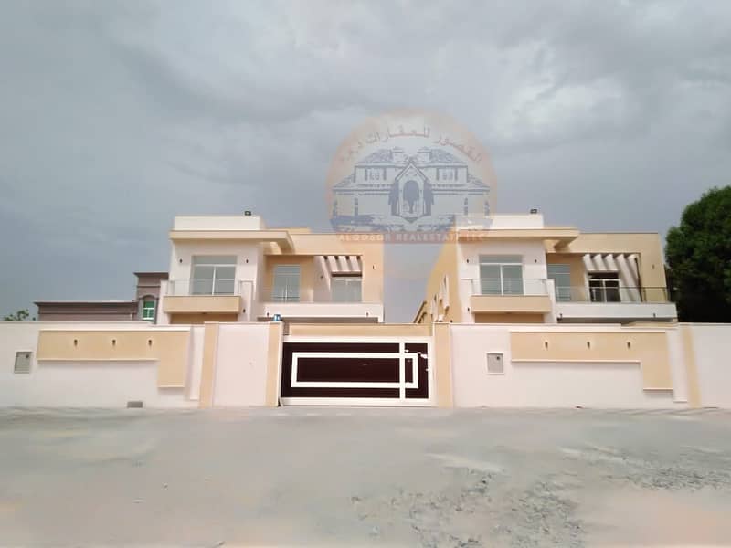 A villa in Ajman has a modern design with bank financing of up to 100%