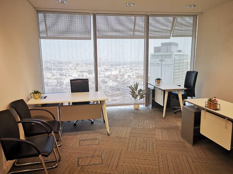 **Deal of the Month** Smart Office fully furnished at Prime Location for AED 38000/-