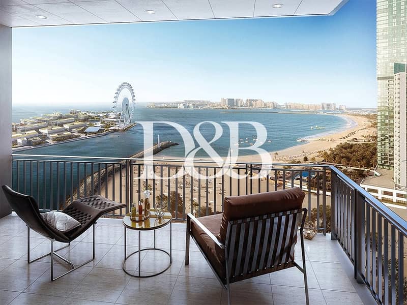 Full Marina and Dubai Eye View | Spacious 2Br