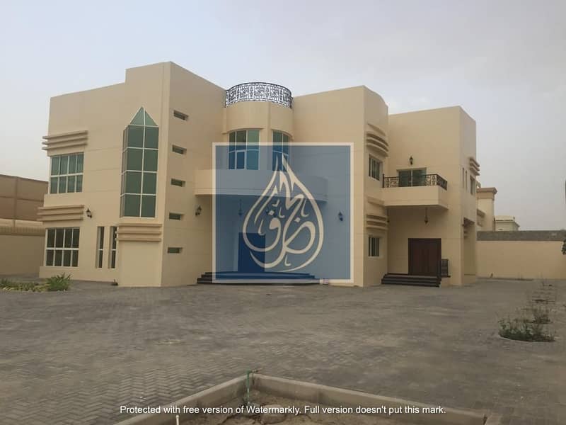 Villa for rent in Ajman, Al Jurf area, residential, commercial, central air conditioning