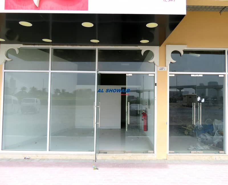 475 SQ-FT ROADSIDE SHOP FOR RENT  NR JADDAF METRO