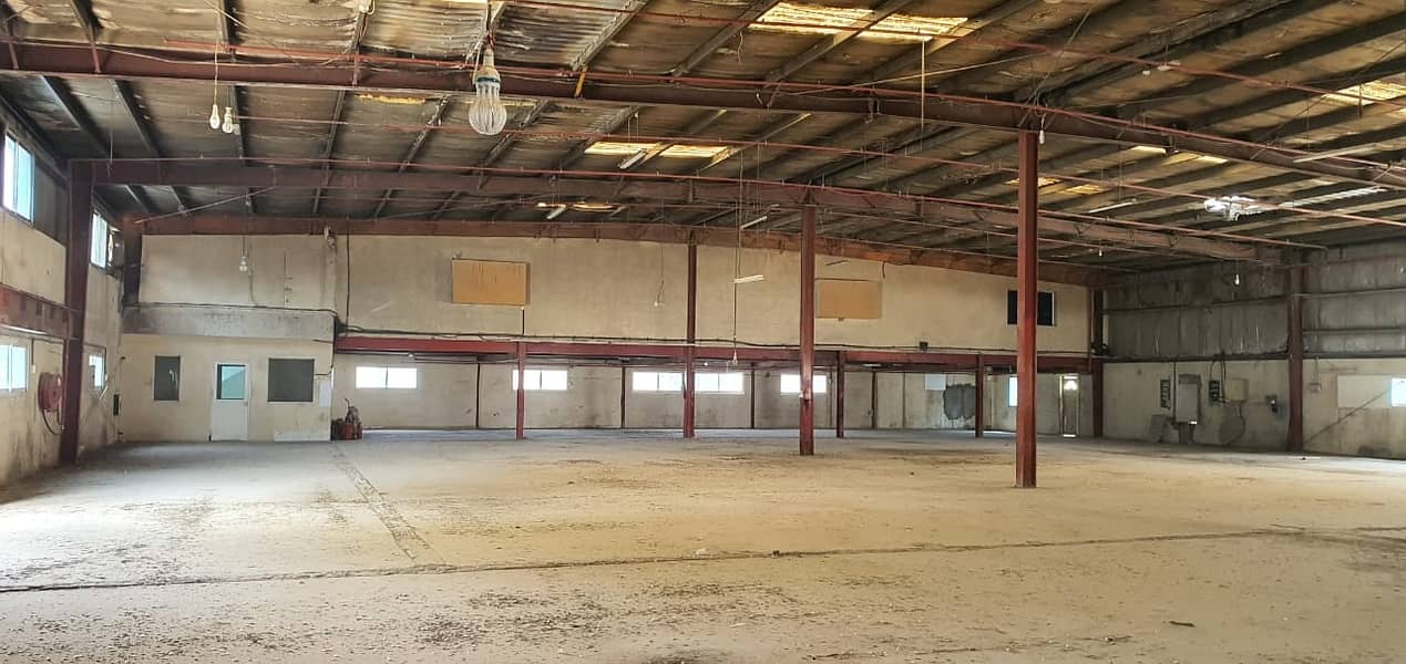 45000 sq ft warehouse with Open land TOLET in Industrial area 12, Sharjah