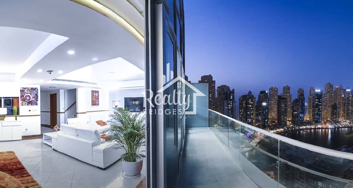 Luxury 4 BR Penthouse - Chiller Free  - Breathtaking Marina Views - Private Pool