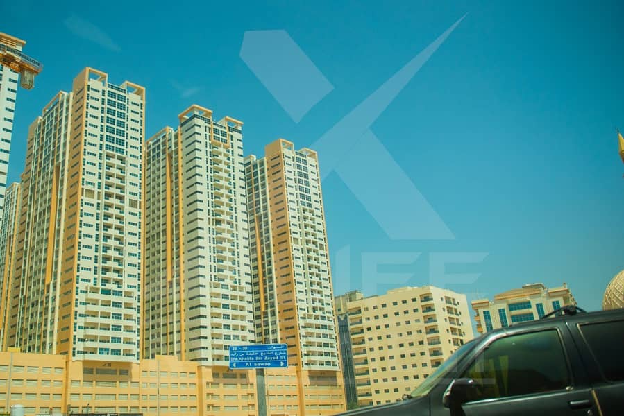 10% provider owns your apartment in Ajman One Towers and the rest in installments over 7 years