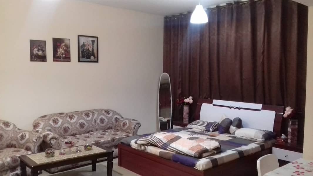 FURNISHED STUDIO APARTMENT AVAILABLE FOR RENT IN HORIZON TOWERS AJMAN ON MONTHLY BASIS