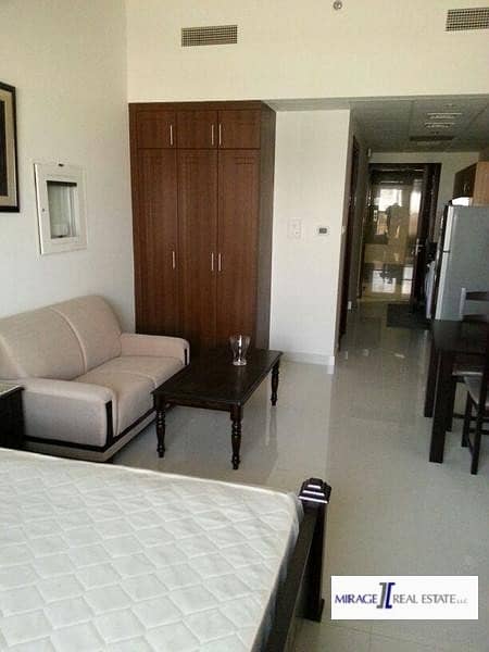 Full Canal Furnished Studio For Sale In Elite Residence 5 Dubai Sport City