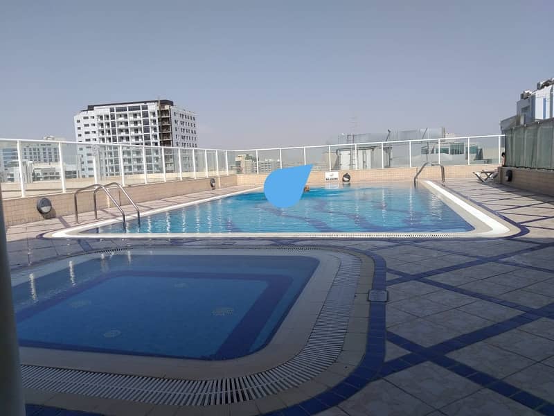 Al Mamzar Dubai 1Bed + Laundry Space 30. Days Free + Chiller Free With All Facilities