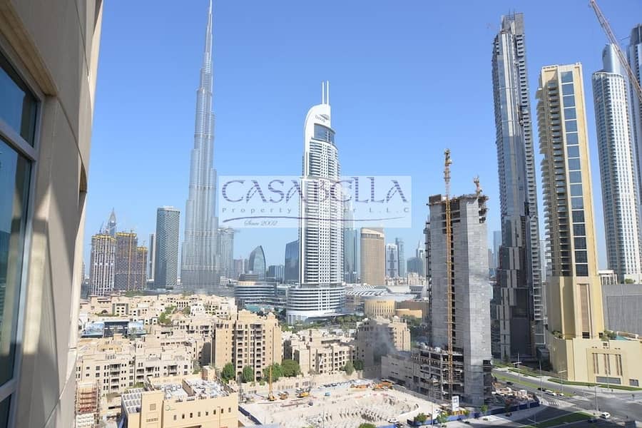 Burj Khalifa Views 2 BR Well Maintained