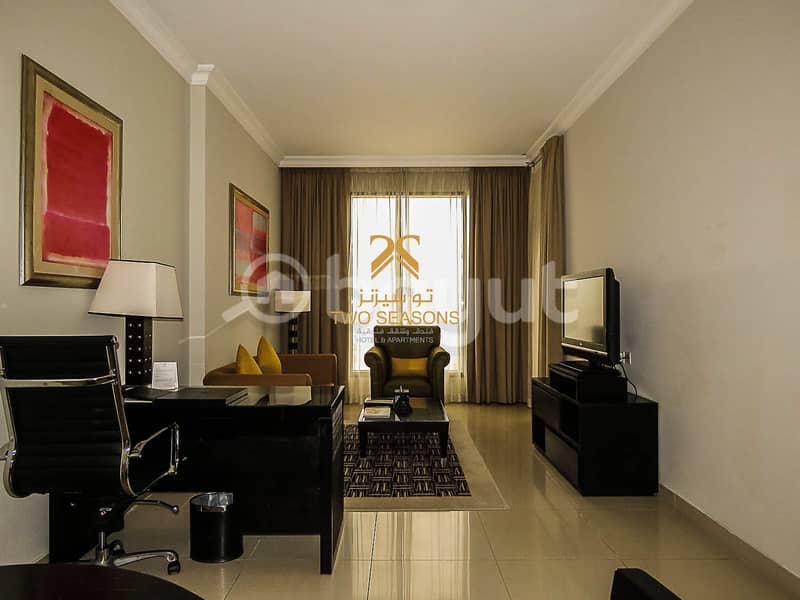 Fitted Hotel Apartment near Internet City Metro Station