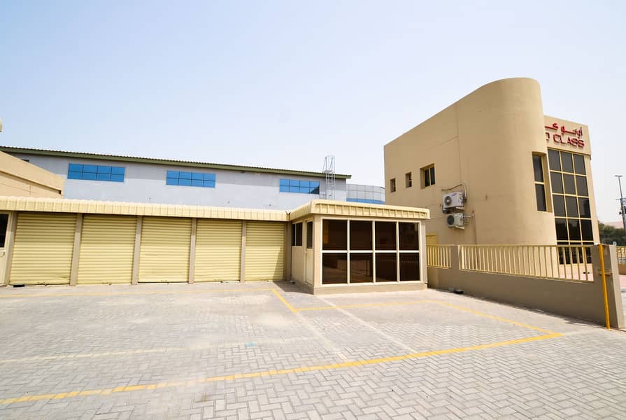 Full Warehouse Compound (Garage / Work Shop + Storage) Available for Lease in Al Quoz Industrial 3