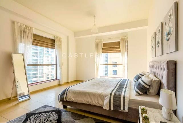 Fully furnished | Marina View| Bright Flat