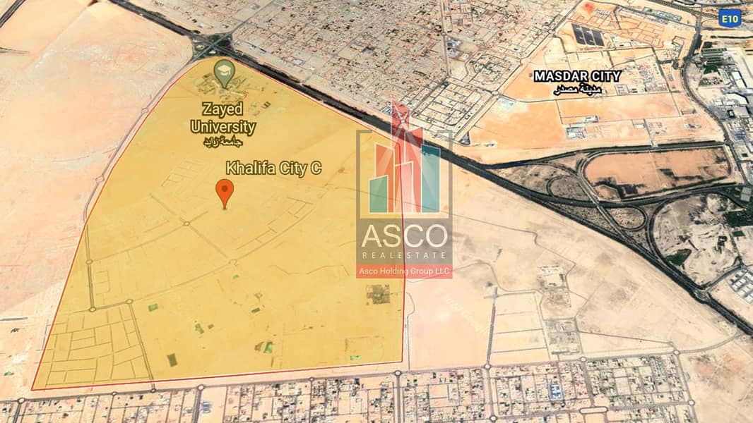 land for sale in Khalifa city c | good location