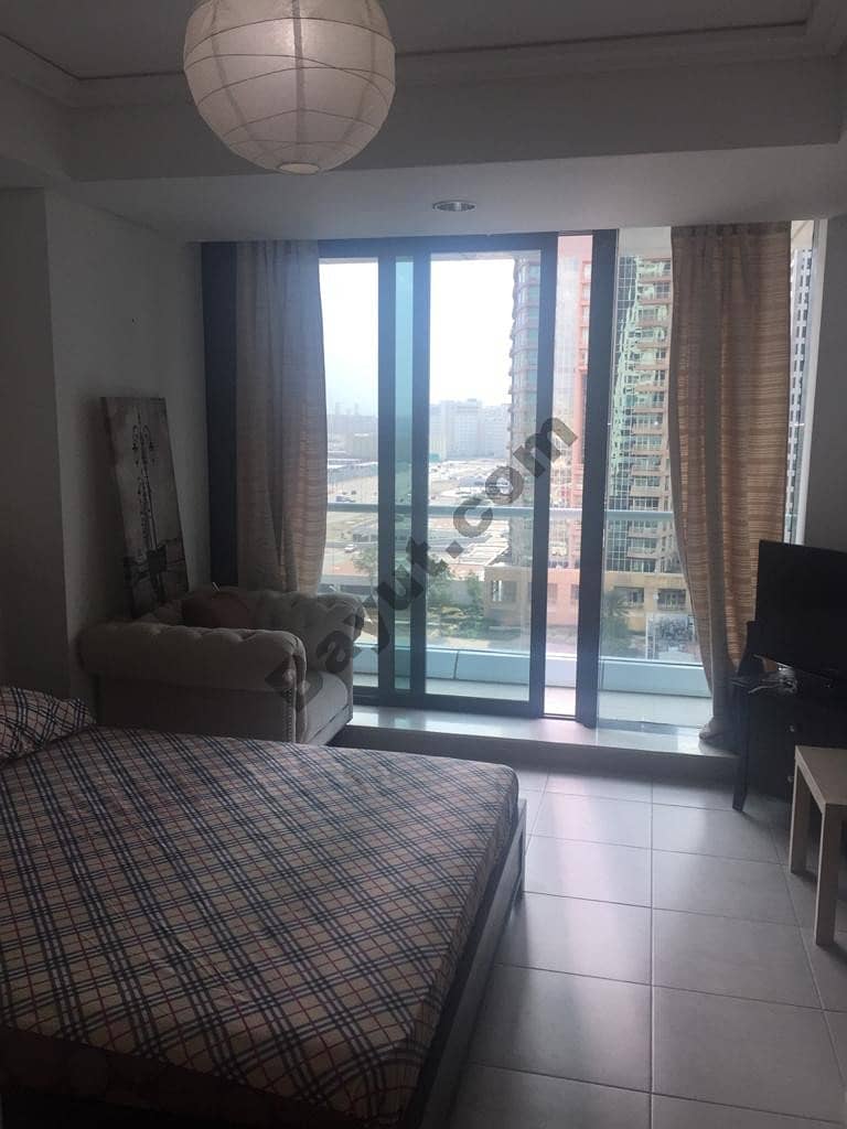 Furnished Studio with Balcony