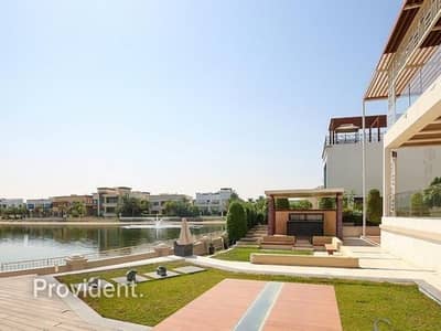 6 Bedroom Villa for Rent in Emirates Hills, Dubai - High-end Fendi Designed Furnishings | Waterfront 6 Bedroom Villa for Rent in Emirates Hills, Dubai - High-end Fendi Designed Furnishings | Waterfront