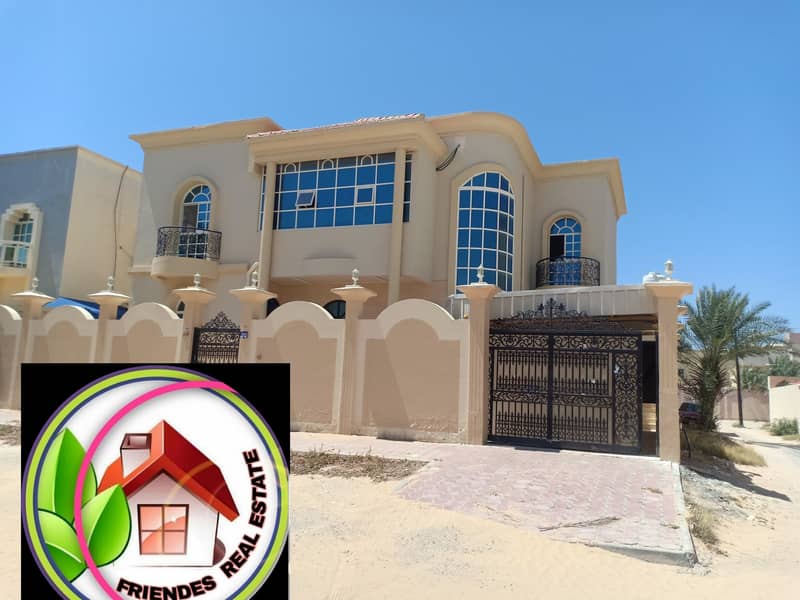 Two-storey villa, modern interface, personal finishing, super deluxe, at a very attractive price, opposite the corner street mosque, next to Sheikh Ammar Street