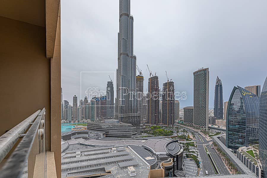 RARE! Burj Khalifa View Furnished Studio