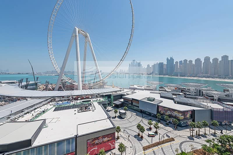 Elegantly Furnished | Full Sea and Dubai Eye Views