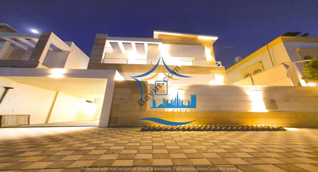 Modern villa opposite Ajman Academy and close to Sheikh Mohammed bin Zayed Street