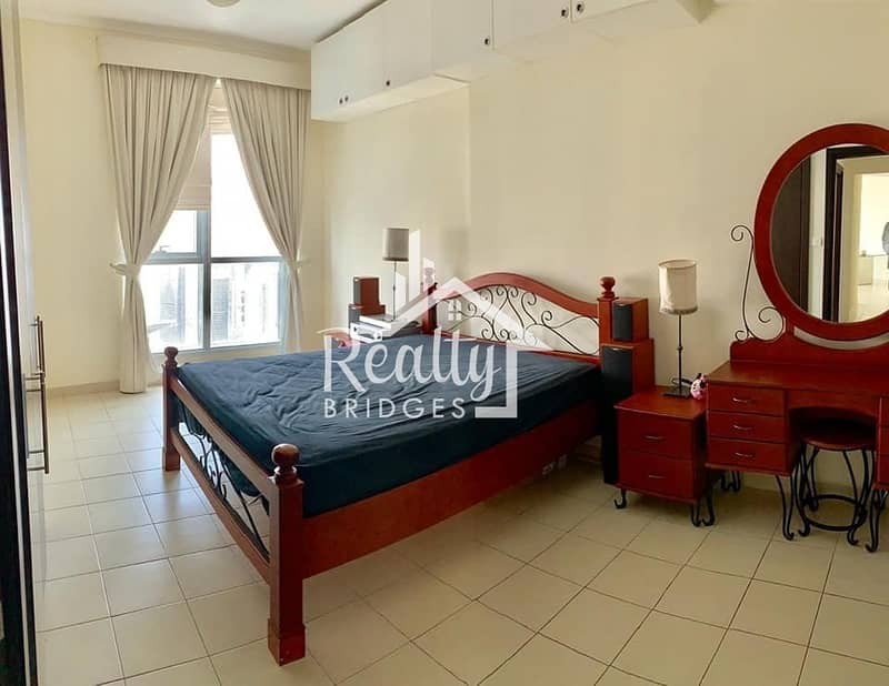 2BR  Fully Furnished  Nearby Metro and Dubai Tram  Large Balcony