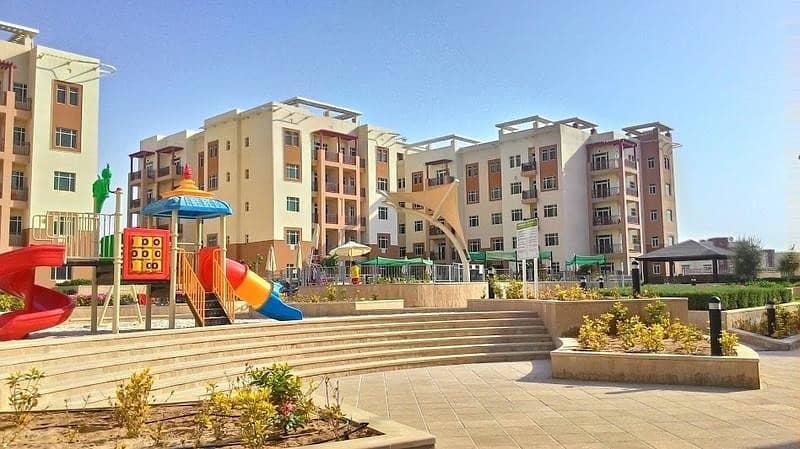 8 STUDIO FOR RENT IN AL GHADEER VILLAGE AT AED 28000/- IN 4 CHEQUES