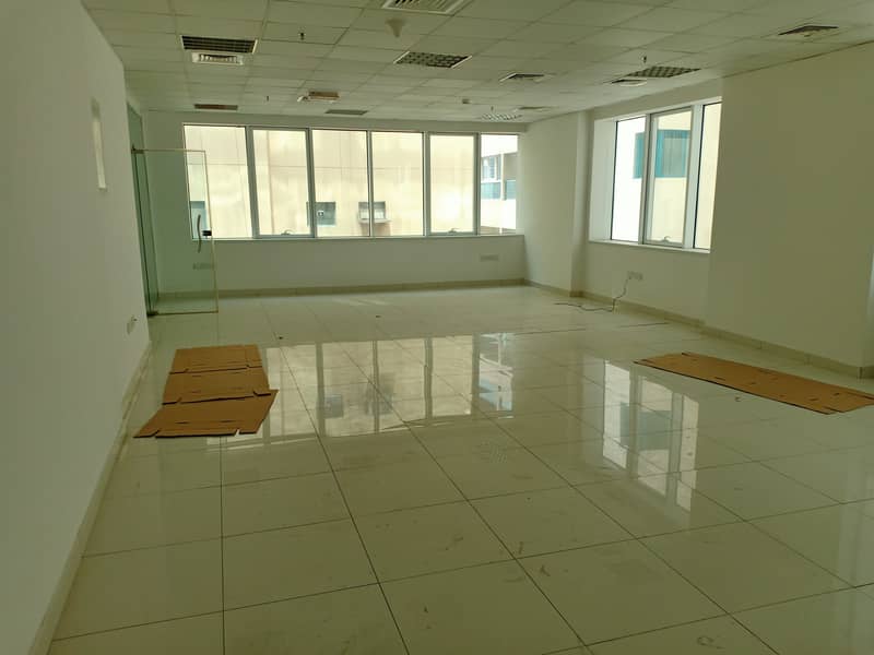 Chiller AC and Parking Free|Deluxe Fitted Office for Rent in 40k|Al Khan Sharjah