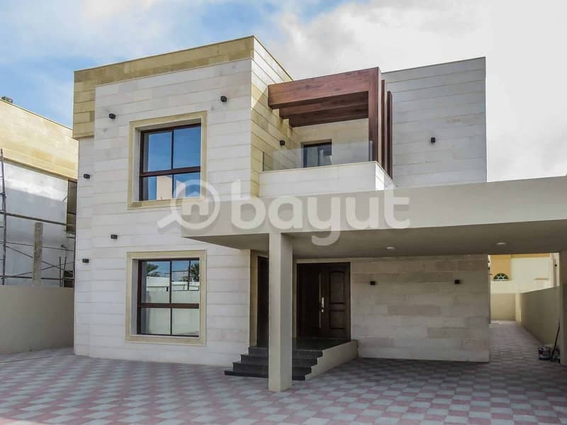 Modern villa ​​- 5000  SQF And 5 master BEd Rooms