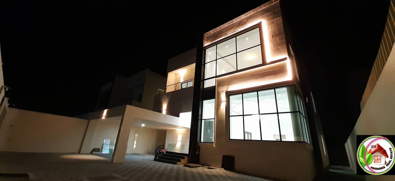 Featured villa in the finest places in Ajman with modern design has free life