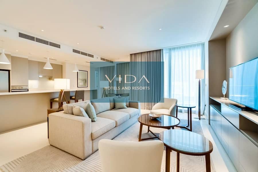 Luxurious Two Bedroom Apartment with Partial Burj Khalifa View Vida Residences Downtown Dubai
