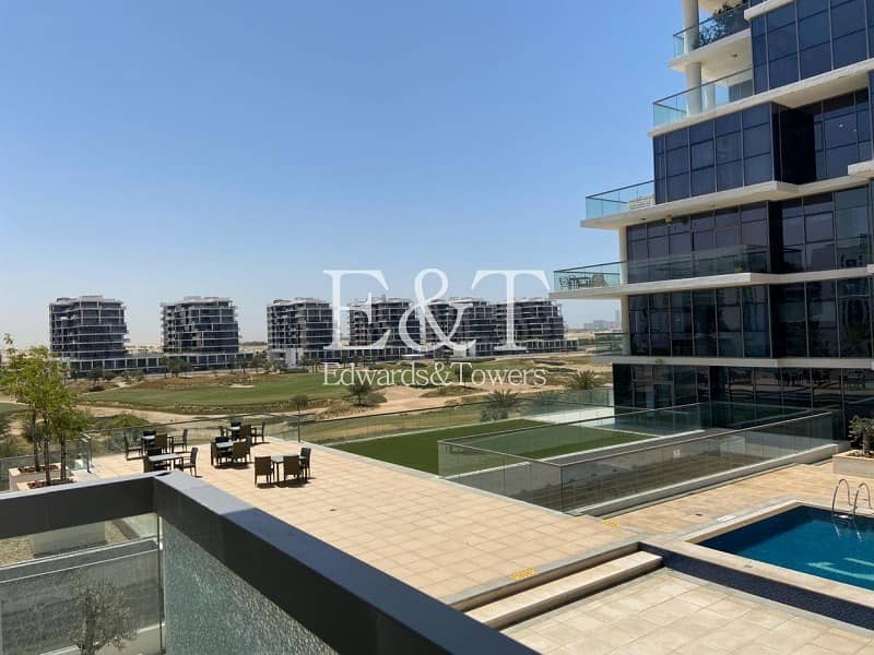 Golf and Pool View Close to Carrefour | Multi chqs